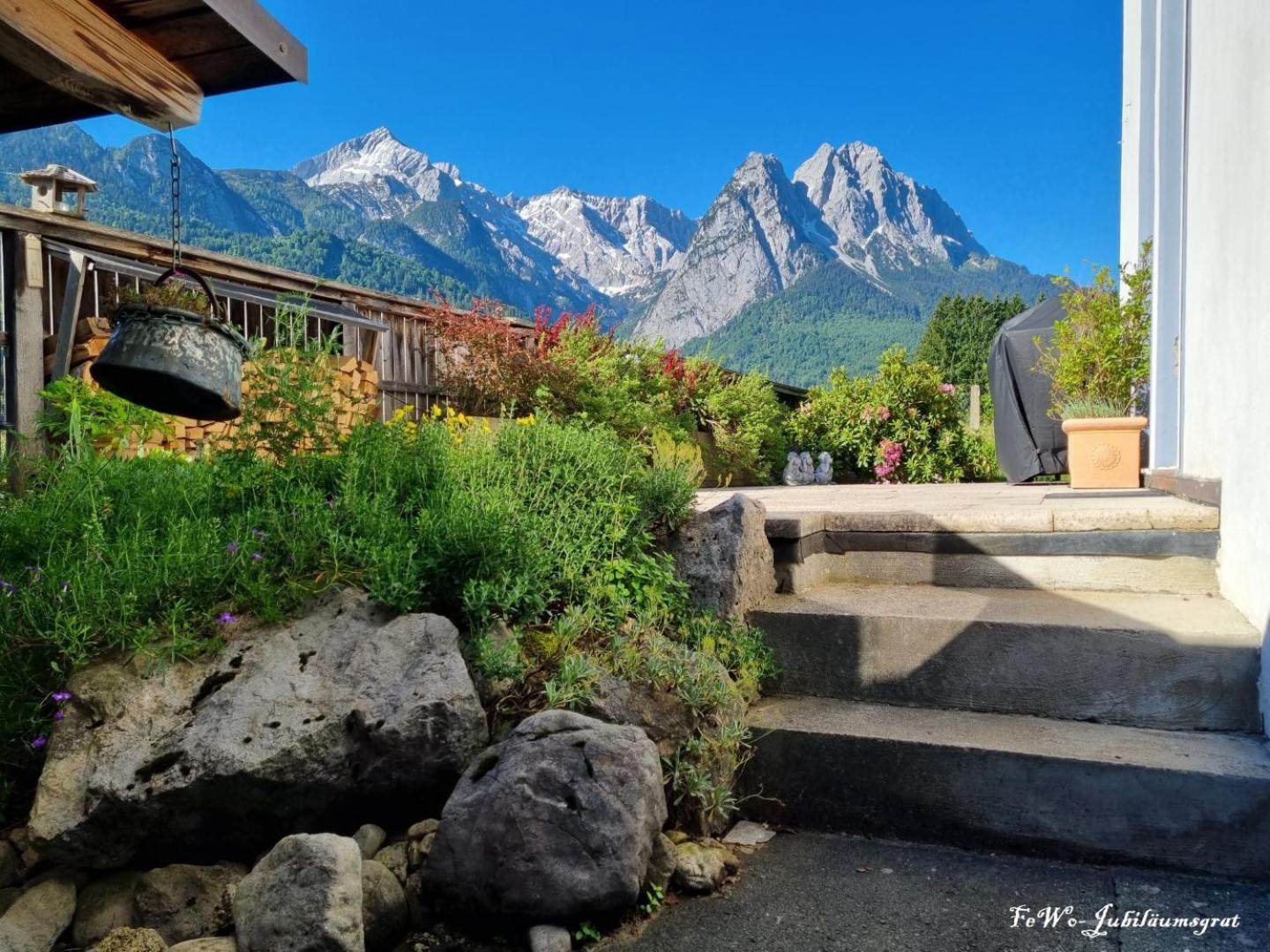 Haus Kreuzeckwiese - Fewo Juebilaumsgrat Garmisch-Partenkirchen Bagian luar foto